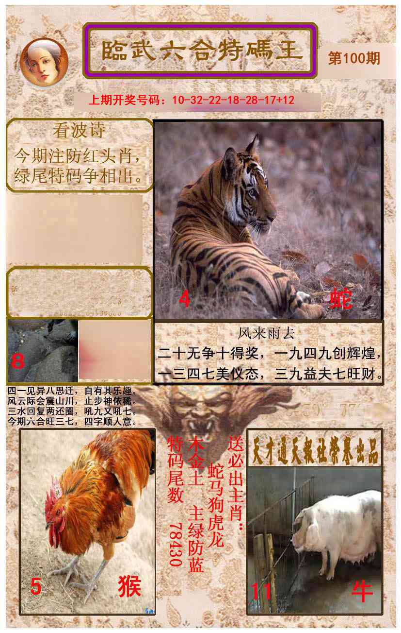 100期临武六合特码王[图]
